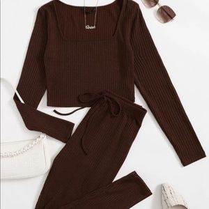 Top and leggings set